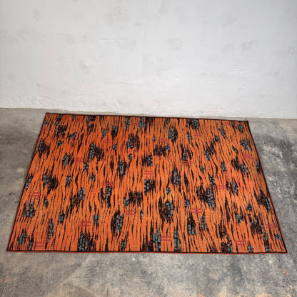 Red Hungarian Retro Carpet, 1960s – Vintage Design