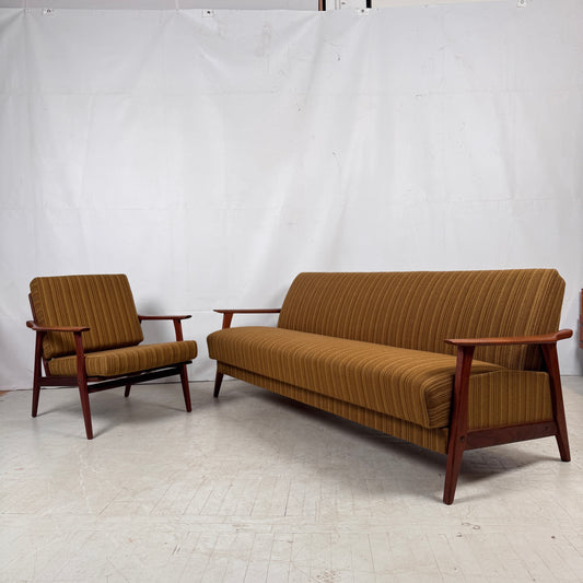 Knoll Antimott Teak Sofa Set, 1960s – Mid-Century Design