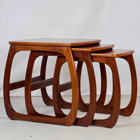 Nathan Teak Nest of Tables, 1960s