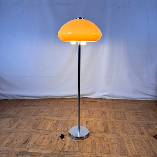 Vintage Hungarian “Szarvasi” Standing Lamp, 1970s — Retro Mid-Century Lighting