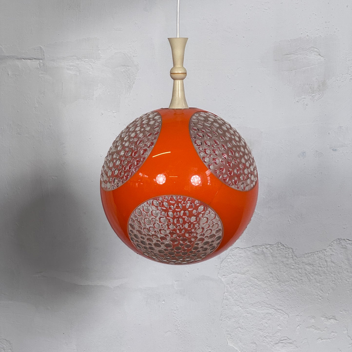Retro Szarvasi “Bug Eye” Ceiling Lamp, 1960s – Hungarian Design