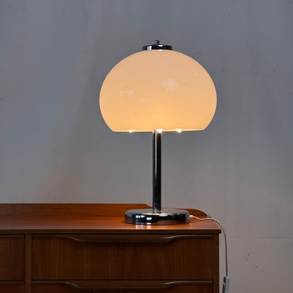 Szarvasi White Table Lamp, 1960s