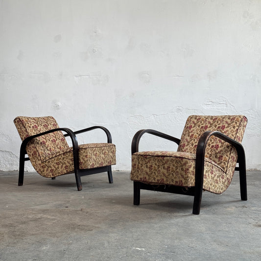 Pair of Mid-Century Armchairs by Karel Koželka & Antonín Kropáček, 1960s