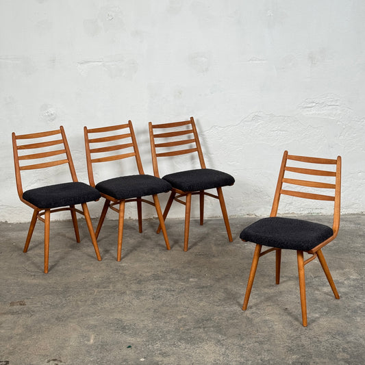 Set of 4 Dining Chairs by Jiří Jiroutek for Jitona, 1960s