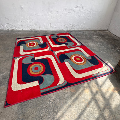 Vintage Hungarian "Fáraó" Carpet by Ferenc Fekete, LATEX Szombathely, 1974