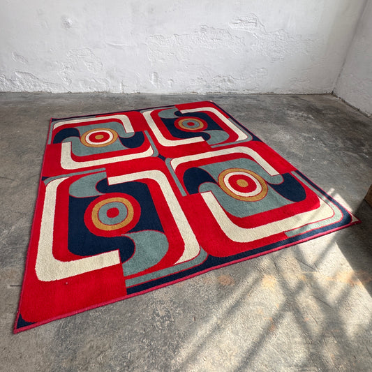 Vintage Hungarian "Fáraó" Carpet by Ferenc Fekete, LATEX Szombathely, 1974