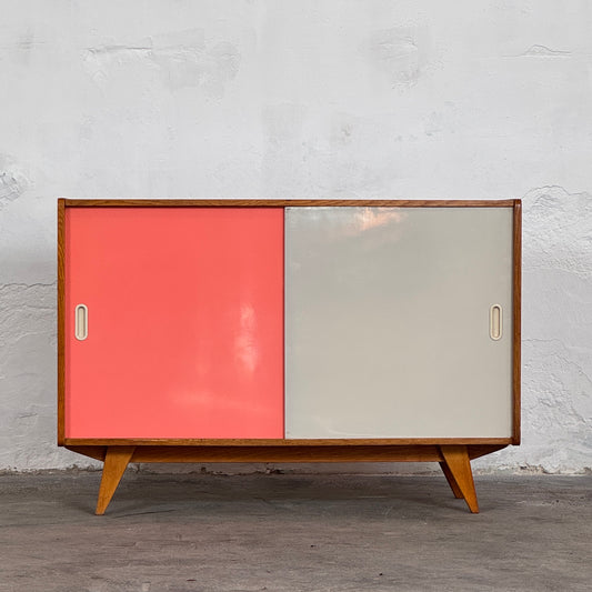 Jiří Jiroutek U-452 Sliding Door Sideboard, 1960s – Czechoslovak Design