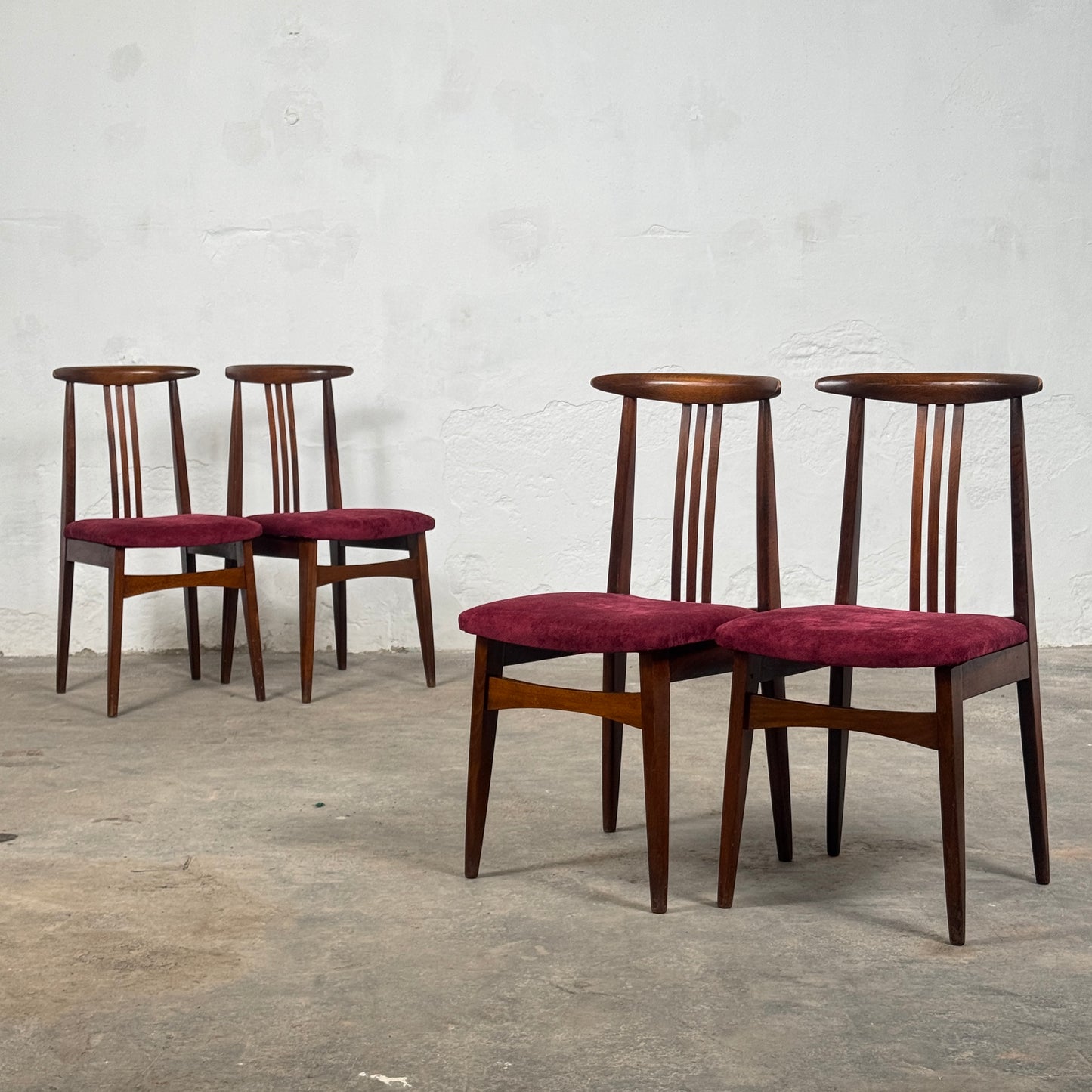 Set of 5 Polish Dining Chairs by M. Zielinski, 1960s