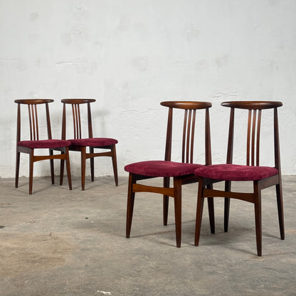 Set of 5 Polish Dining Chairs by M. Zielinski, 1960s