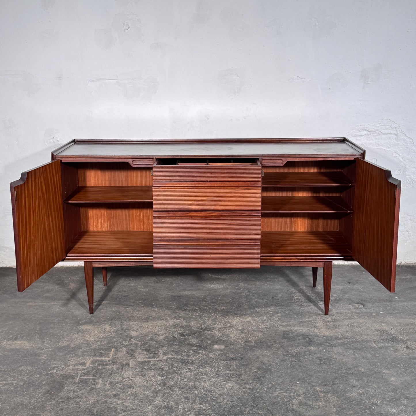 Richard Hornby for Fyne Ladye Furniture Solid Teak Sideboard, 1960s