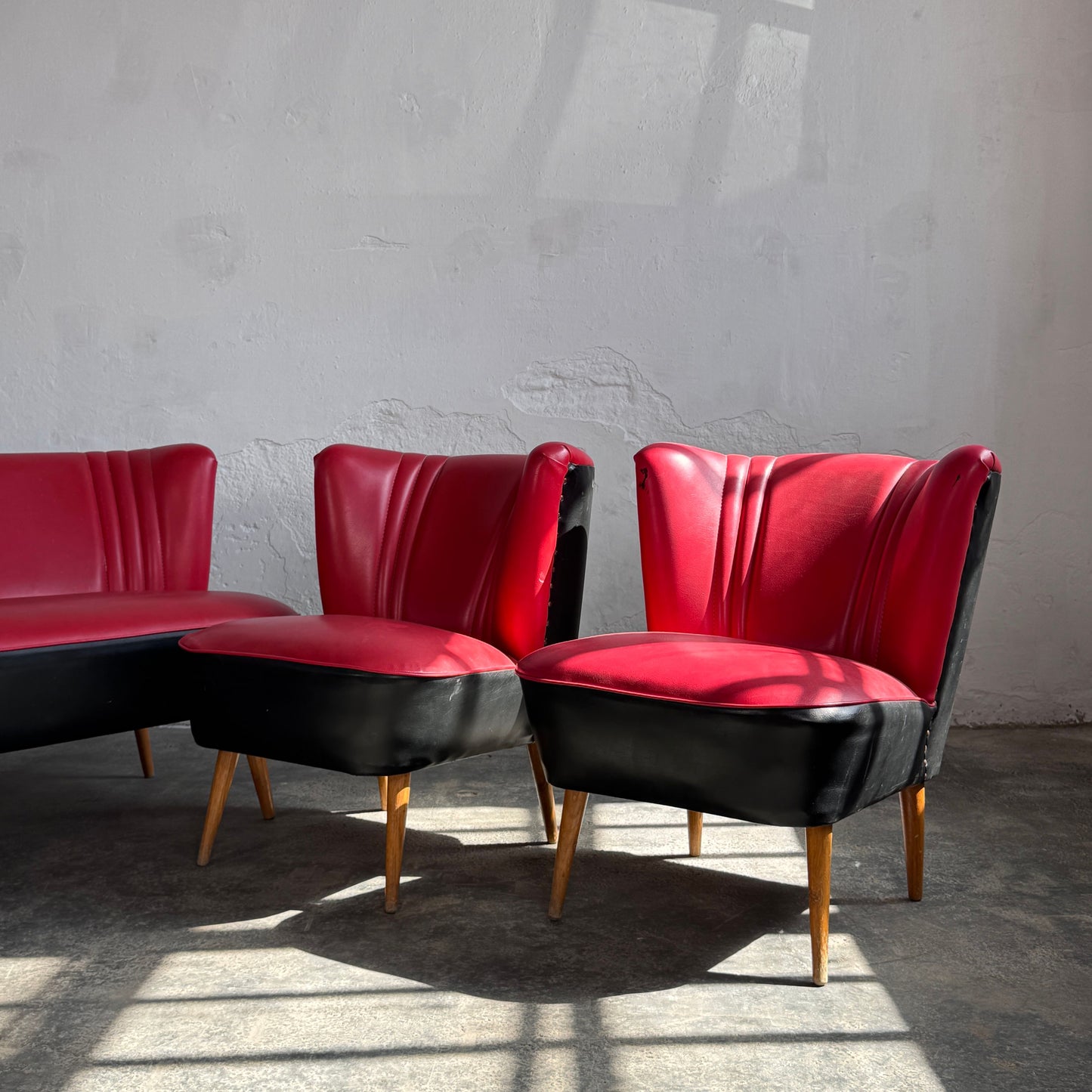 Hungarian Mid-Century "Sky" Sofa & Armchair Set, 1960