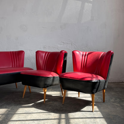 Hungarian Mid-Century "Sky" Sofa & Armchair Set, 1960