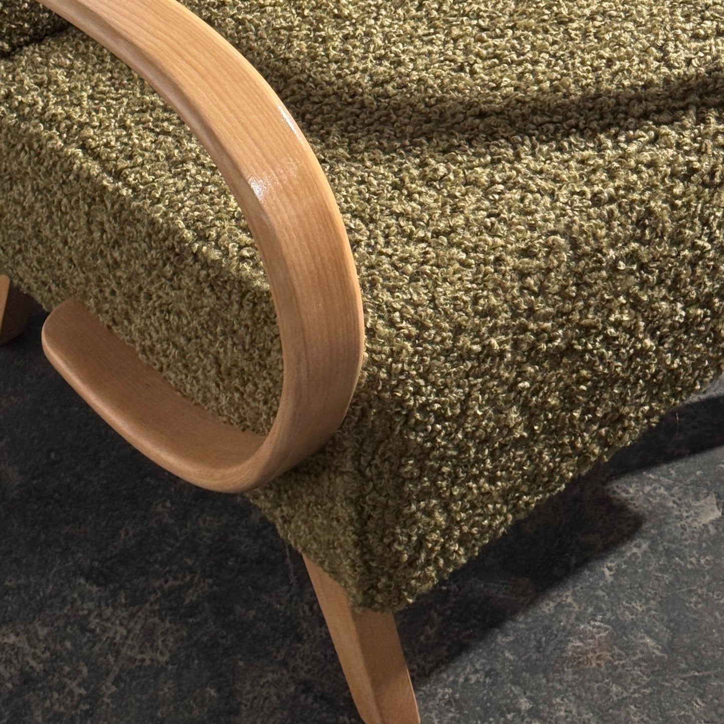 Pair of Jindrich Halabala Type C Armchairs, Fully Refurbished, 1930s
