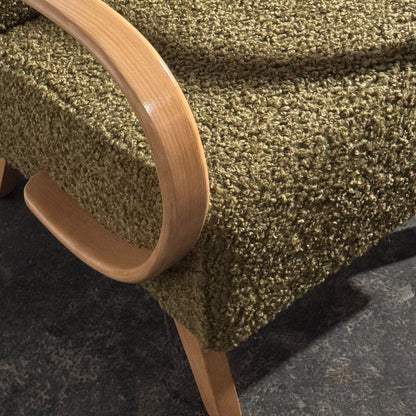 Pair of Jindrich Halabala Type C Armchairs, Fully Refurbished, 1930s