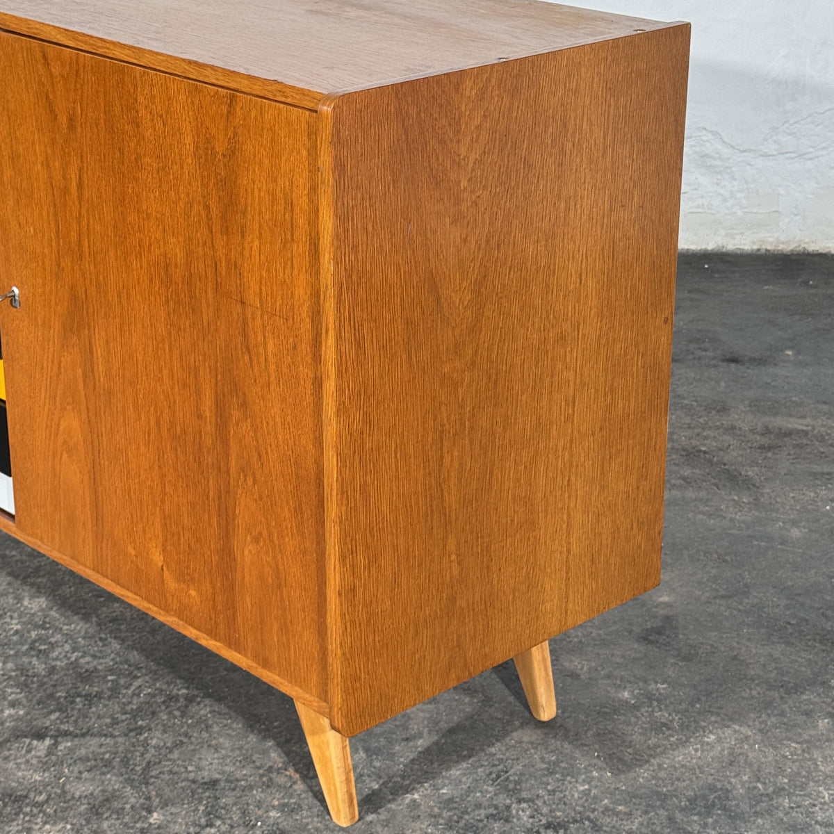 Pair of Jiří Jiroutek U-453 and U-458 Sideboards for Interier Praha, 1960s