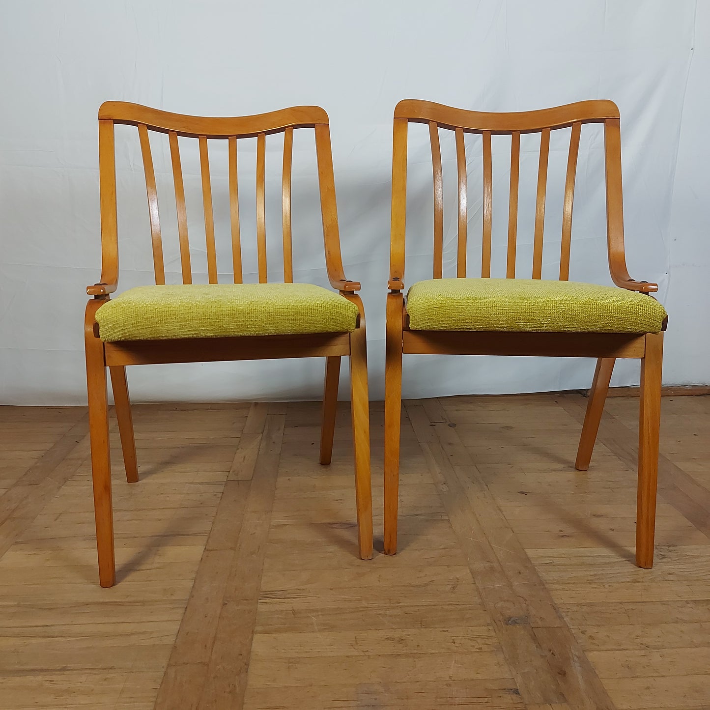 Czechslovak retro dining chair by Ludvik Volak for Jitona 1960s