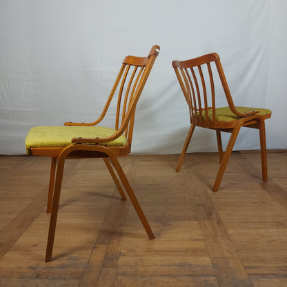 Czechslovak retro dining chair by Ludvik Volak for Jitona 1960s