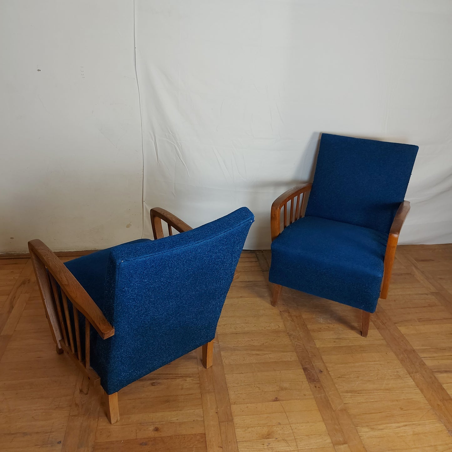 Pair of East German mid-century armchairs 1960s