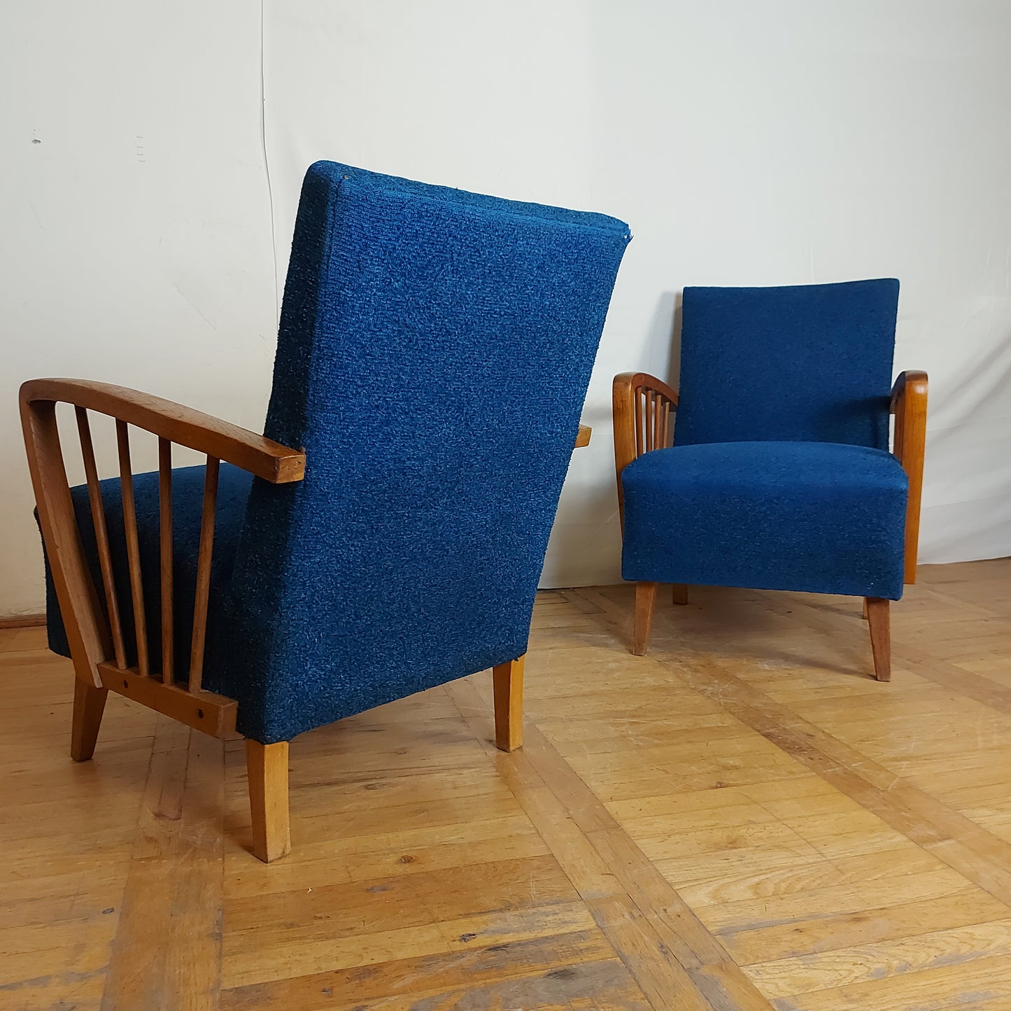 Pair of East German mid-century armchairs 1960s