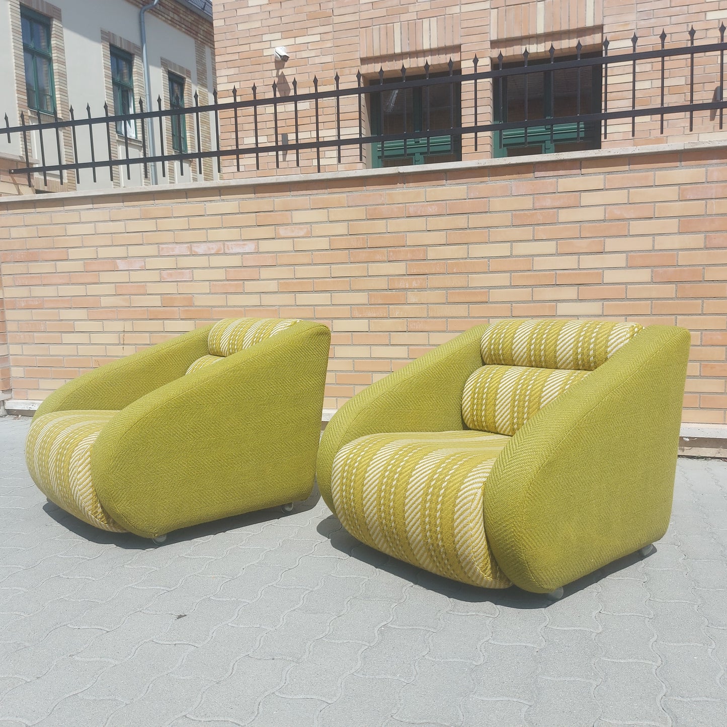 Pair of Hungarian retro armchairs 1970s