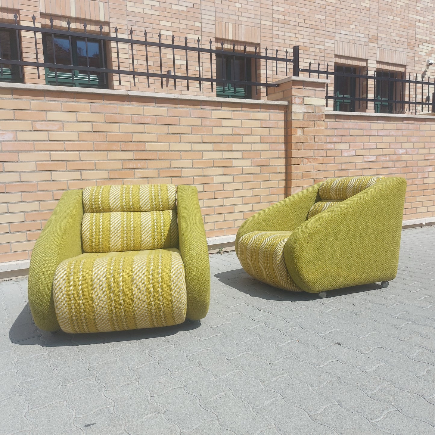 Pair of Hungarian retro armchairs 1970s