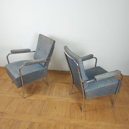 József Peresztegi Bauhaus tubular armchair 1960s