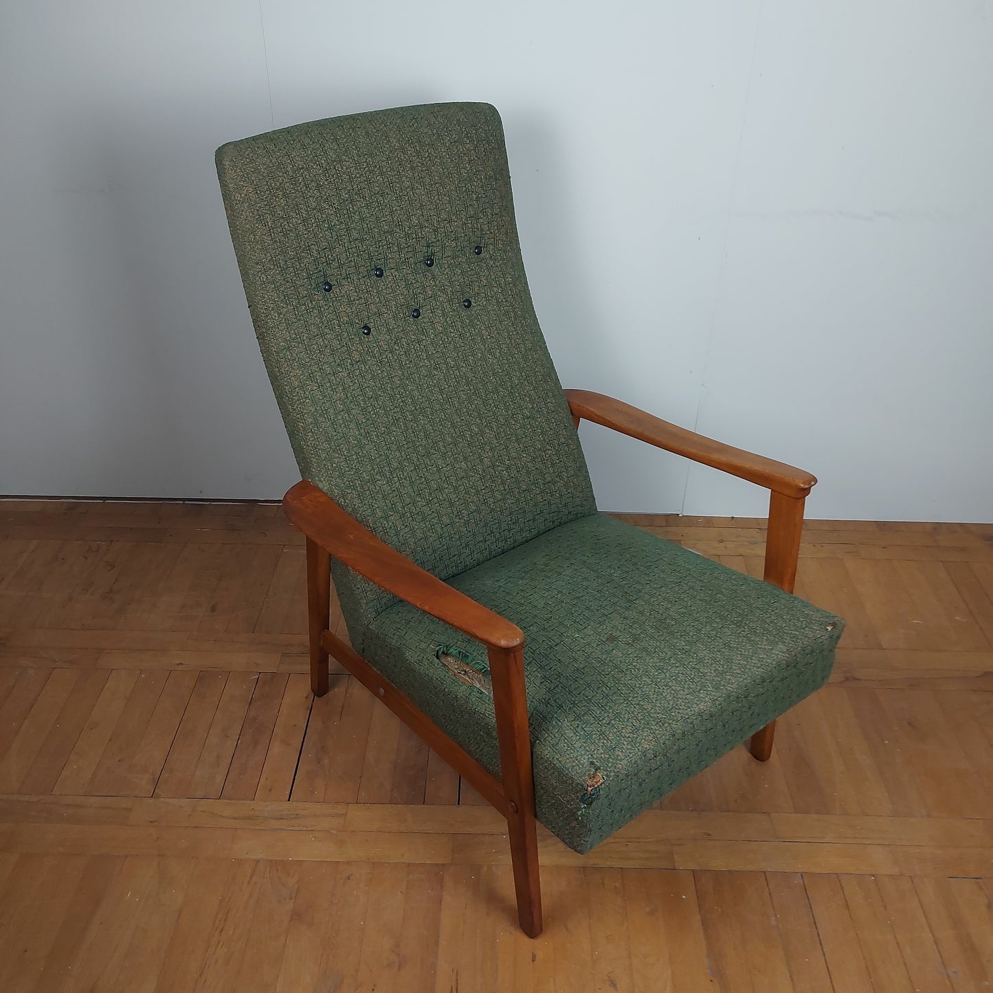 Mid-century high back armchair 1960s