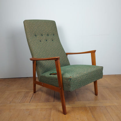 Mid-century high back armchair 1960s