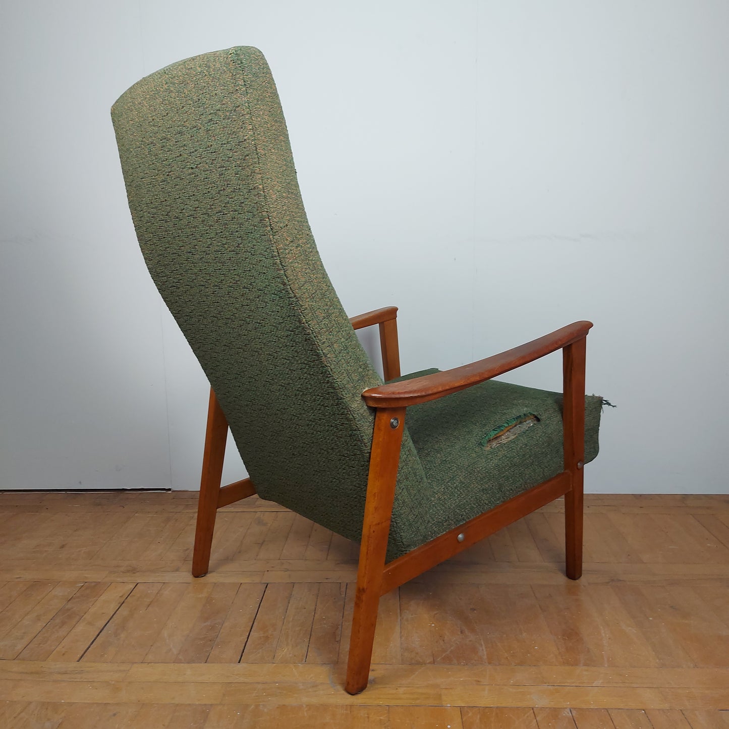 Mid-century high back armchair 1960s