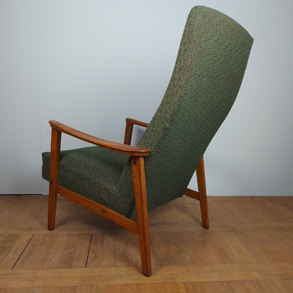 Mid-century high back armchair 1960s