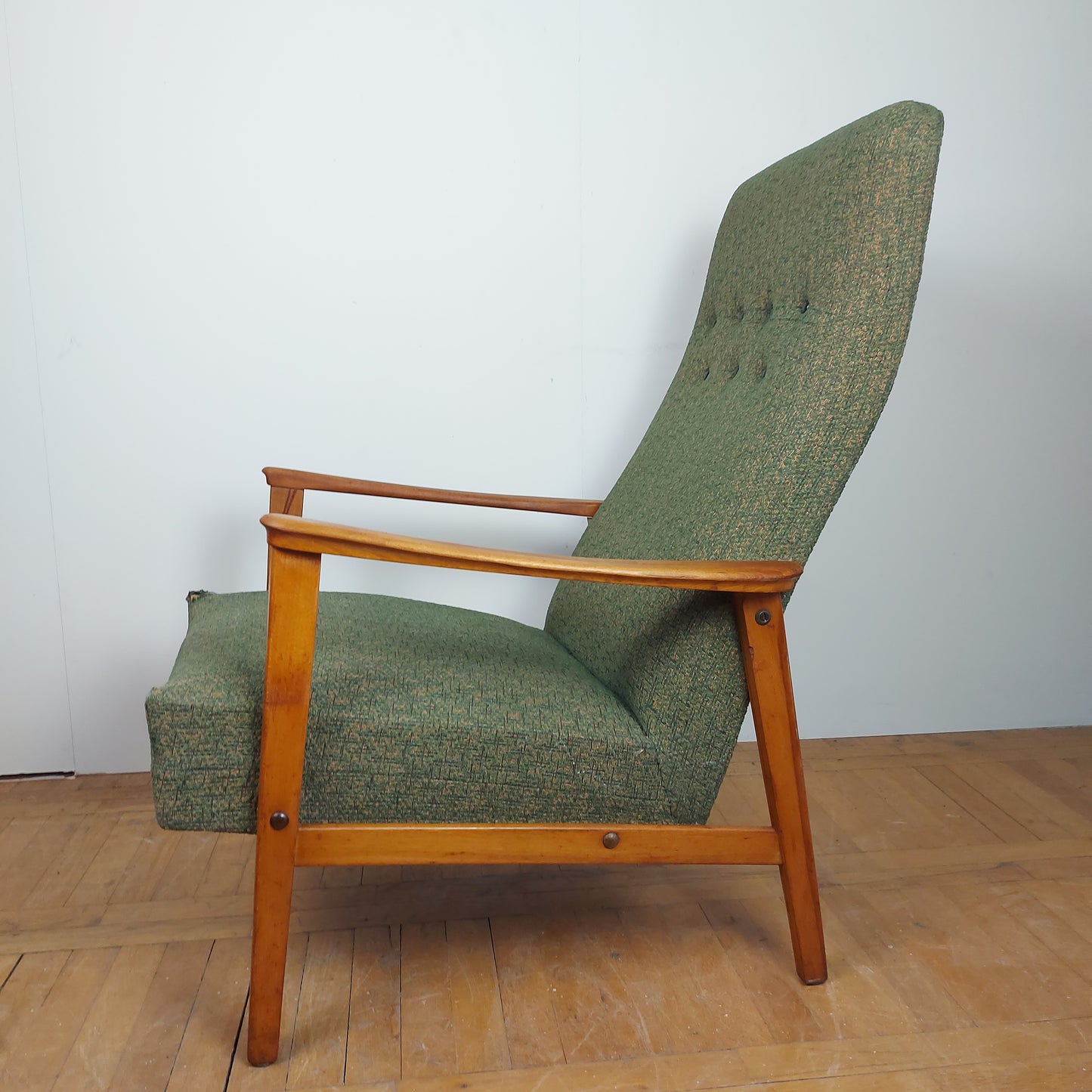 Mid-century high back armchair 1960s