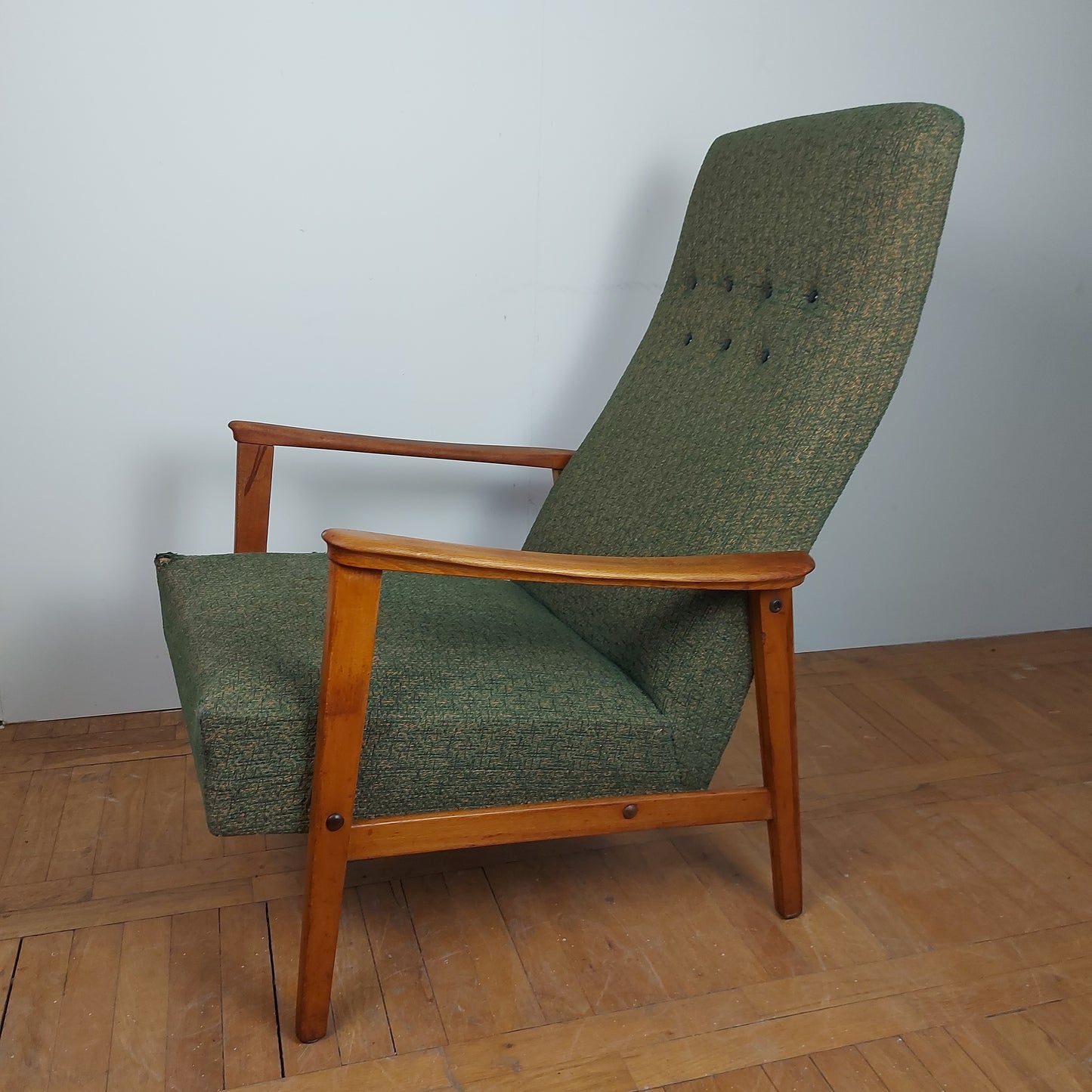 Mid-century high back armchair 1960s