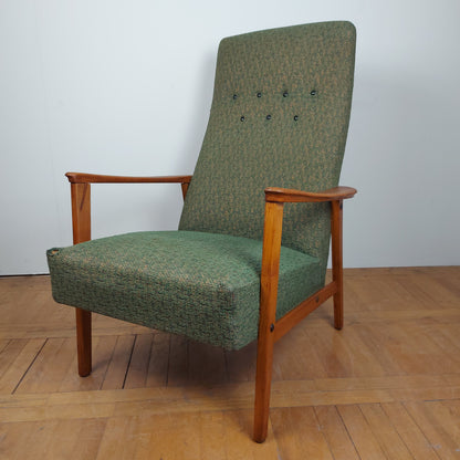 Mid-century high back armchair 1960s