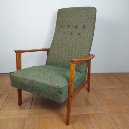 Mid-century high back armchair 1960s