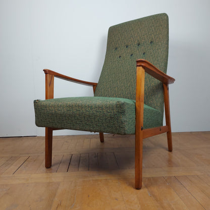 Mid-century high back armchair 1960s