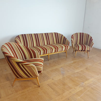 Hungarian "Judit" sofa with 2 armchairs 1960s