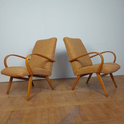 Pair of Jaroslav Šmidek for Jitona armchair 1961