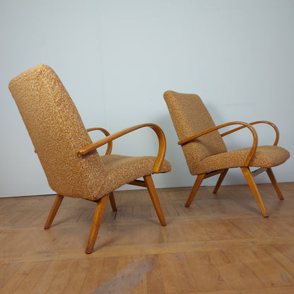 Pair of Jaroslav Šmidek for Jitona armchair 1961