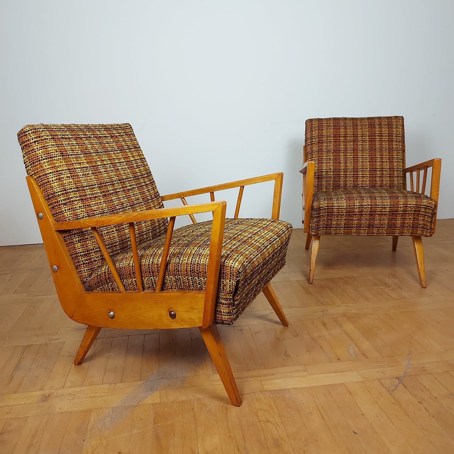 Pair of Polish armchairs 1960s