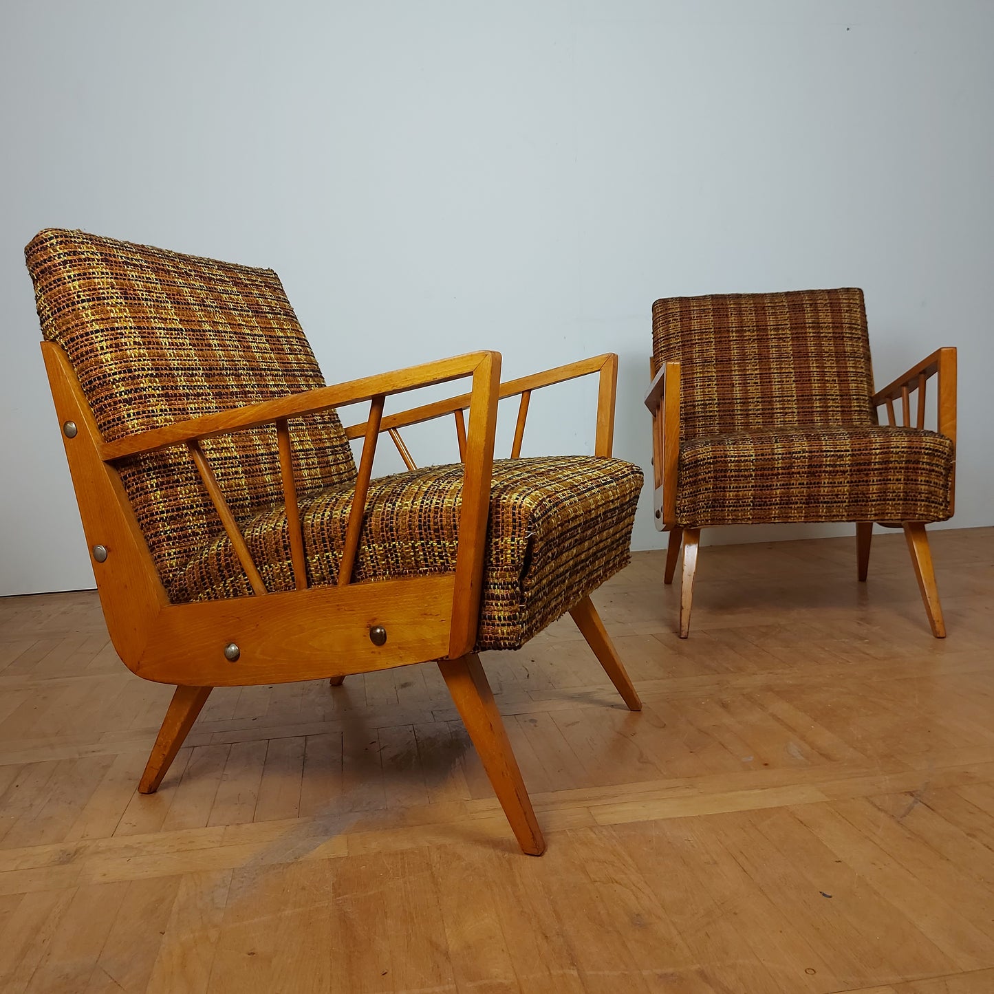 Pair of Polish armchairs 1960s