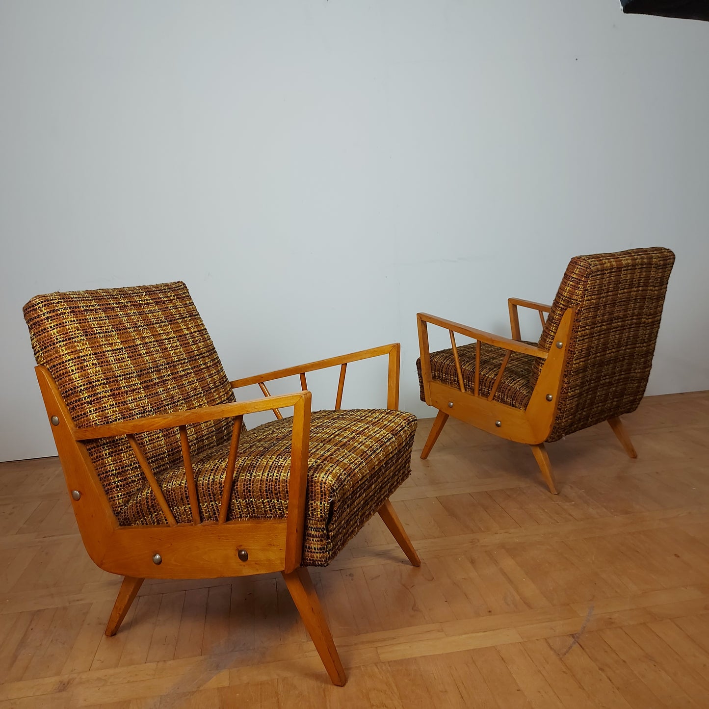 Pair of Polish armchairs 1960s