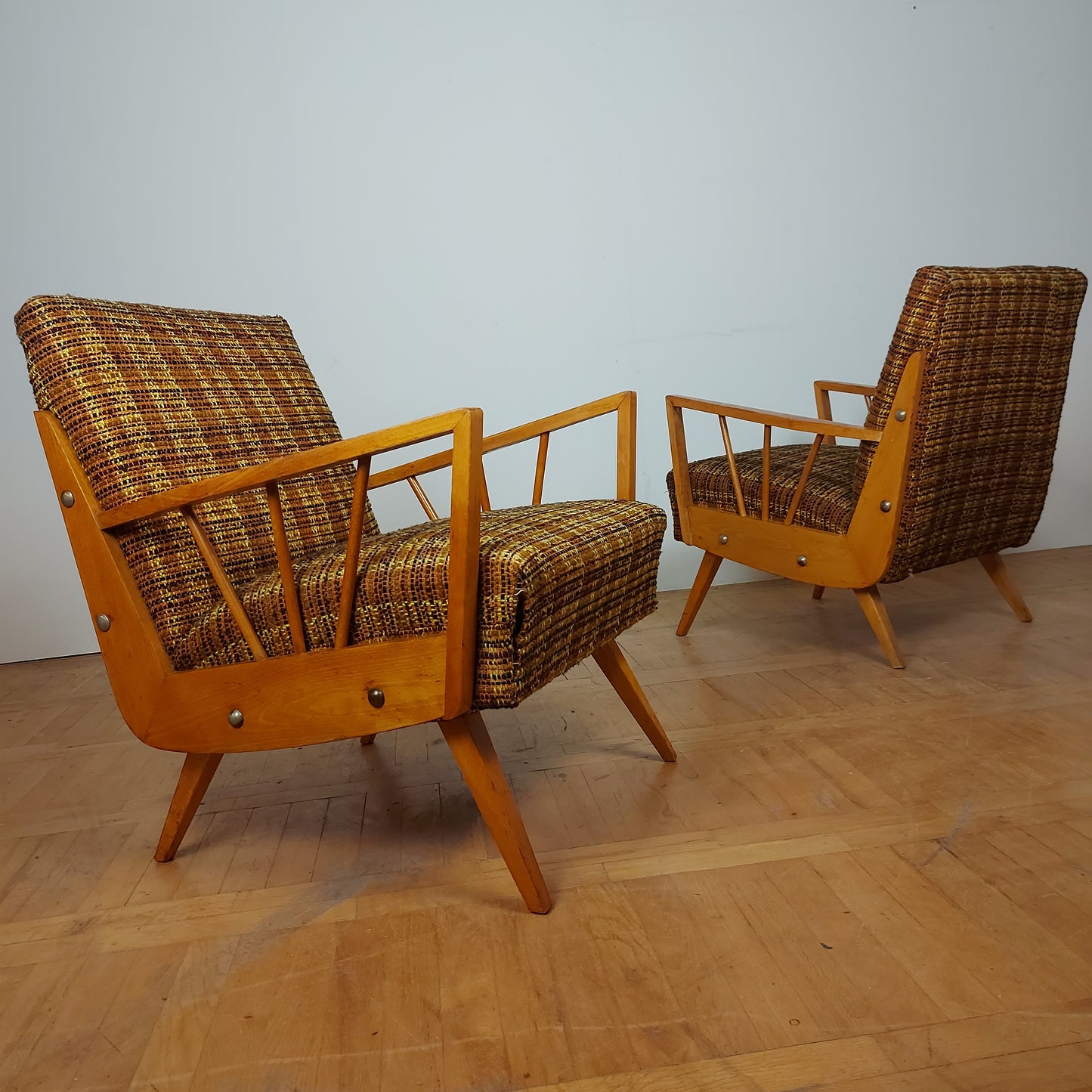 Pair of Polish armchairs 1960s