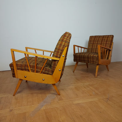 Pair of Polish armchairs 1960s