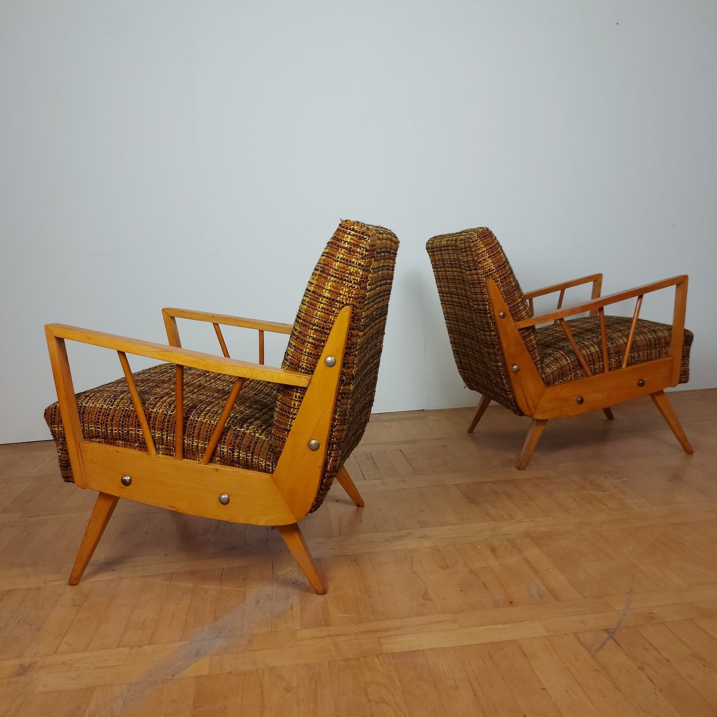 Pair of Polish armchairs 1960s