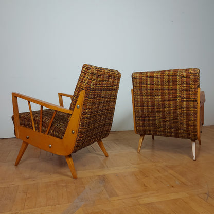 Pair of Polish armchairs 1960s