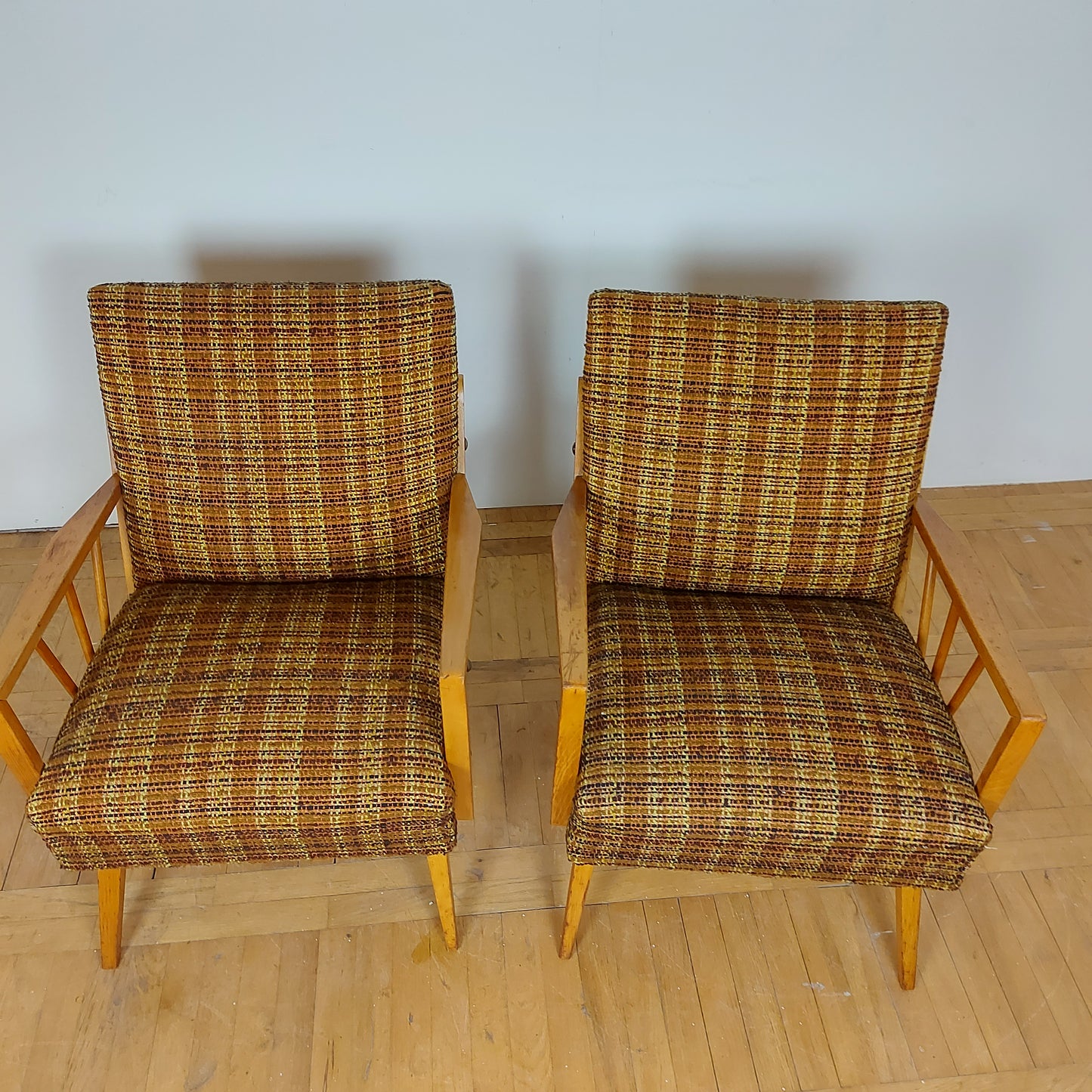 Pair of Polish armchairs 1960s