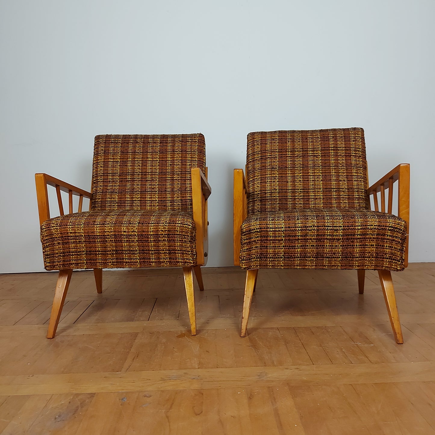 Pair of Polish armchairs 1960s