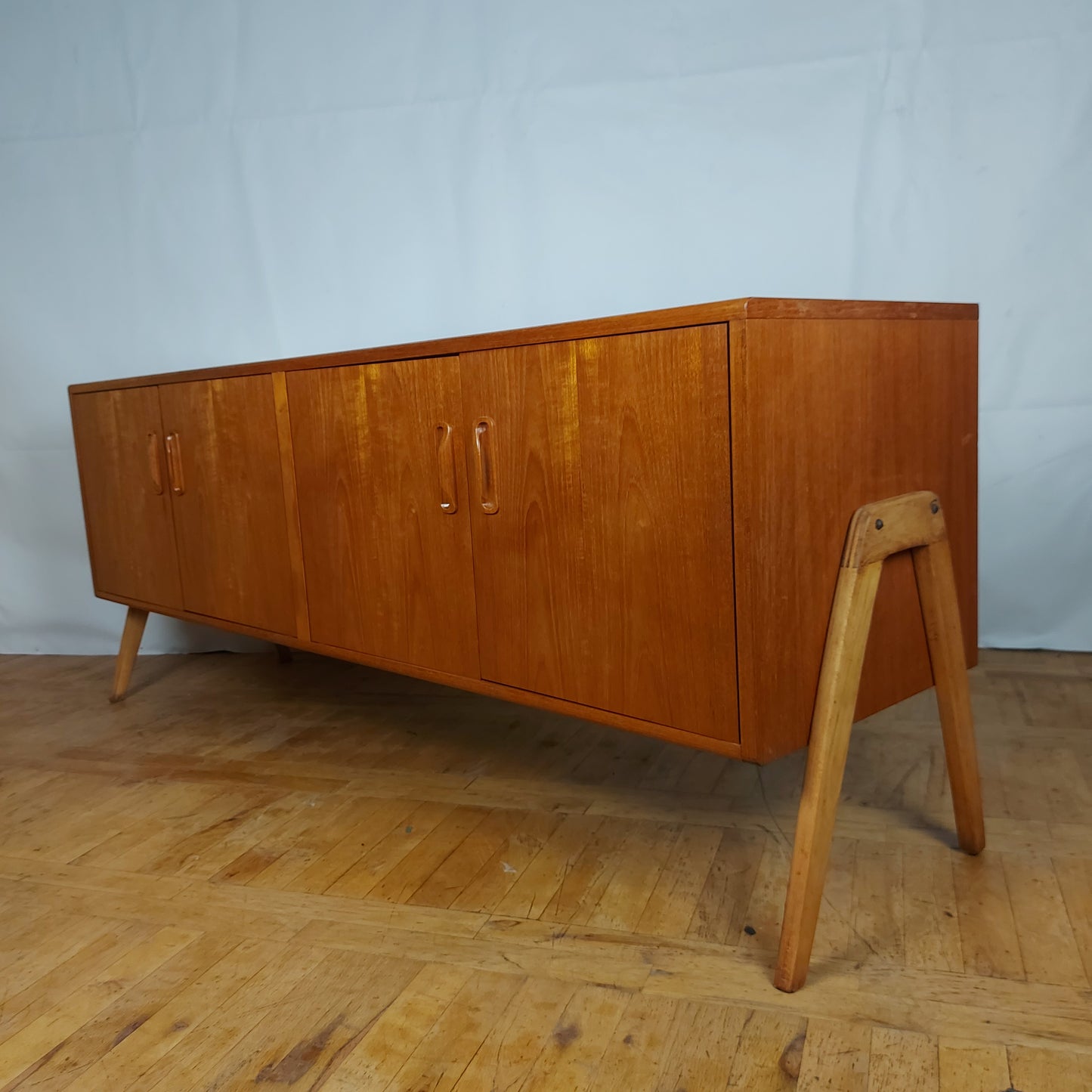 GPlan sideboard on beech legs 1970s