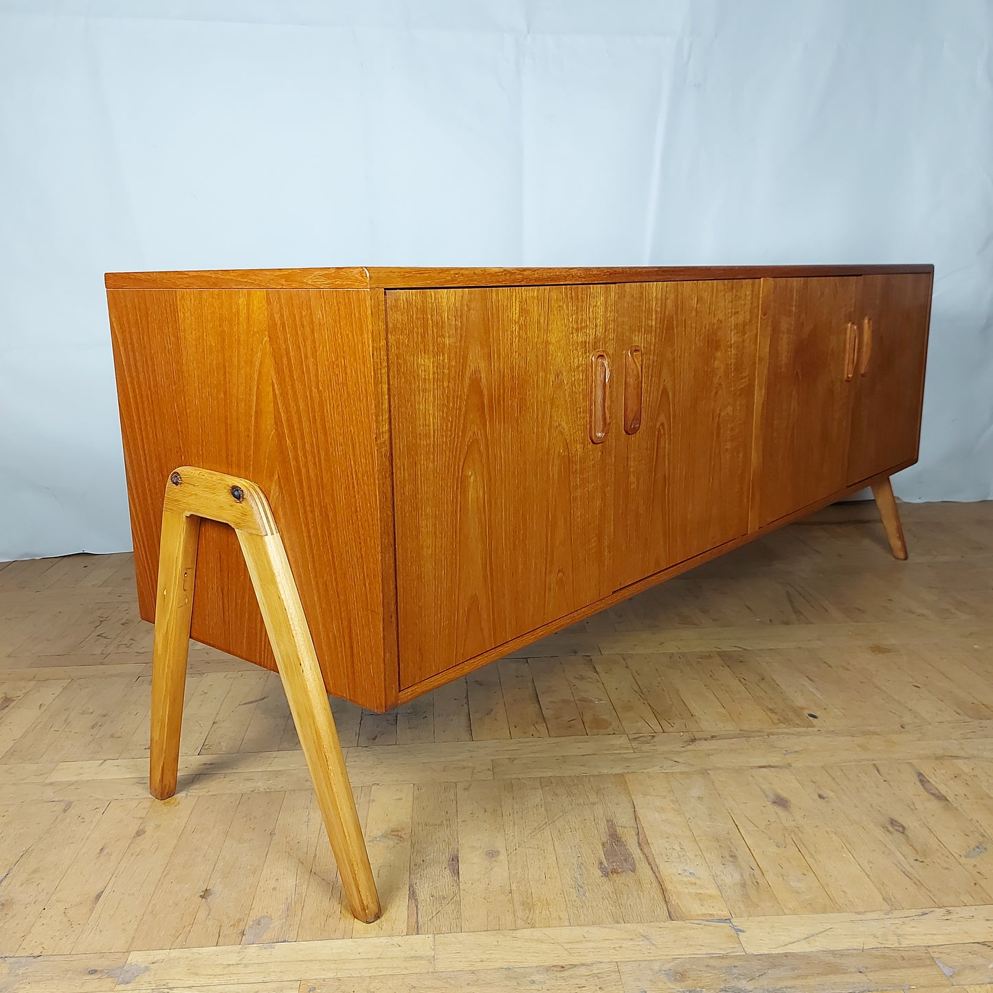 GPlan sideboard on beech legs 1970s