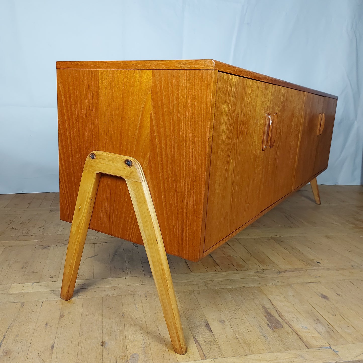 GPlan sideboard on beech legs 1970s